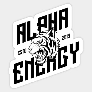 Alpha Energy Sticker